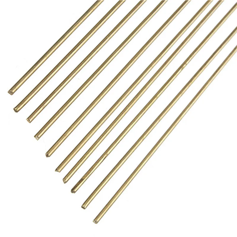 

10pcs Welding Rods 250mm length 1.6mm dia Gold Sifbronze Brazing Rods Brass K Gold Platinum Jewelry Welding Tools