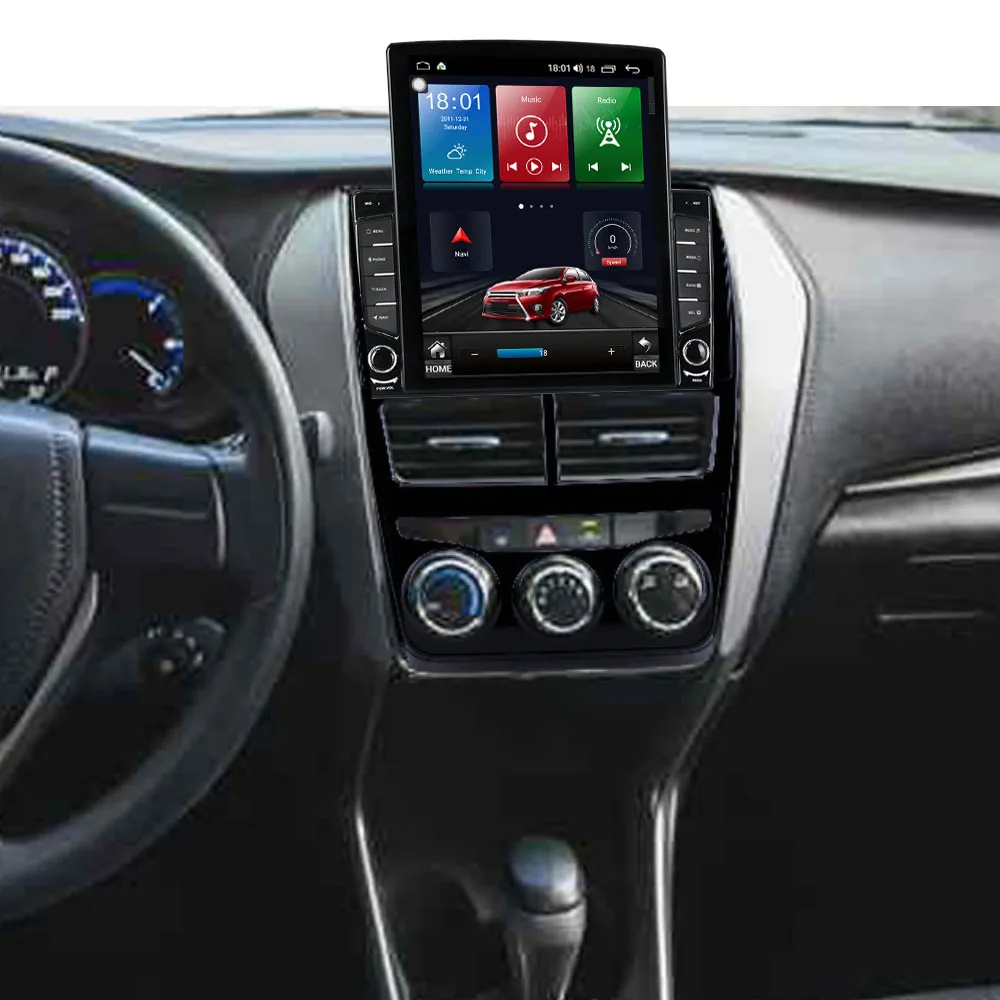 Автомобильный мультимедийный плеер экран 9 7 дюйма Android 10 1 для TOYOTA VIOS YARIS 2018 2019