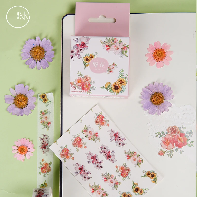 Милая кавайная летняя японская лента для маскировки васи декоративная клейкая