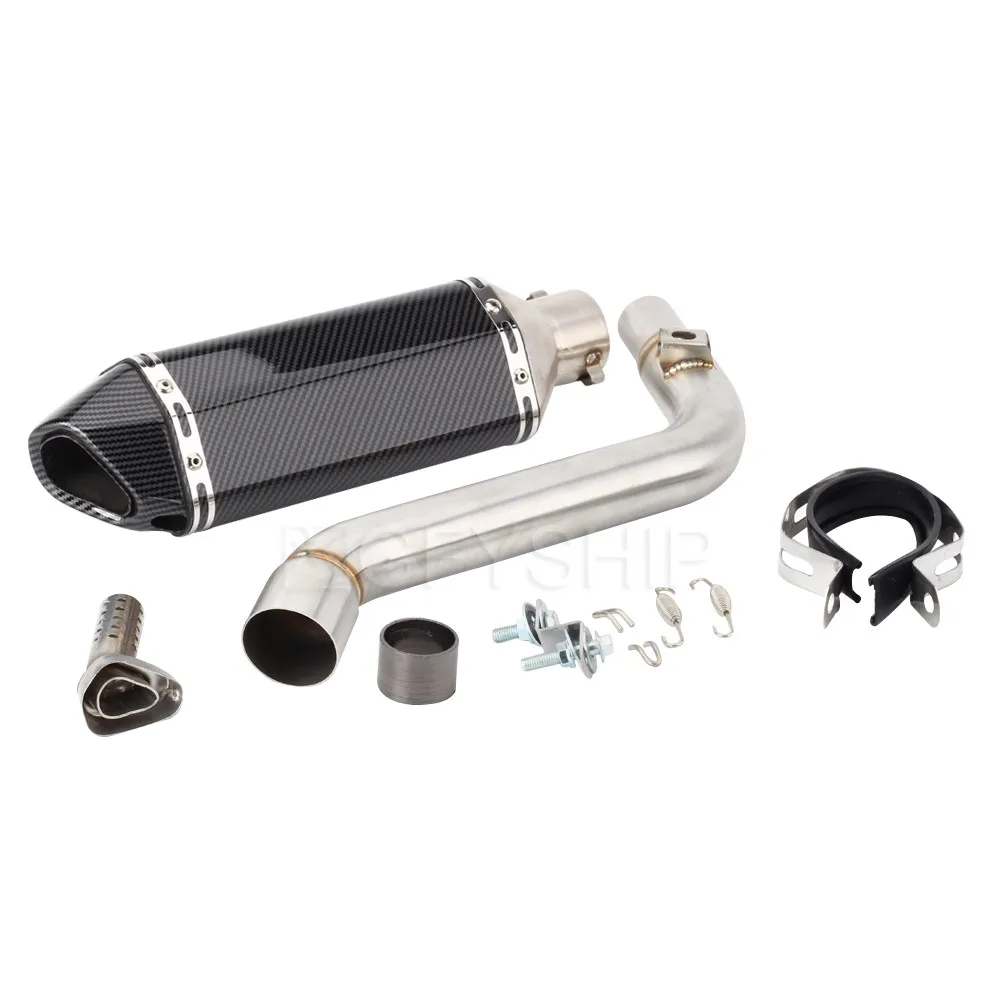 For Suzuki DR650 1996 to 2019 2020 DR 650 SE 96-20 DR650 DR 650 Escape Slip-on Motorcycle Exhaust Muffler And Link Pipe System
