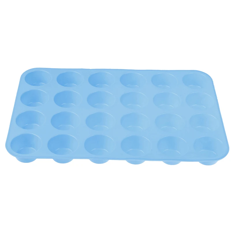 Мини форма для маффинов 24 Отверстия Силиконовые Мыло Кекс и печенья формы