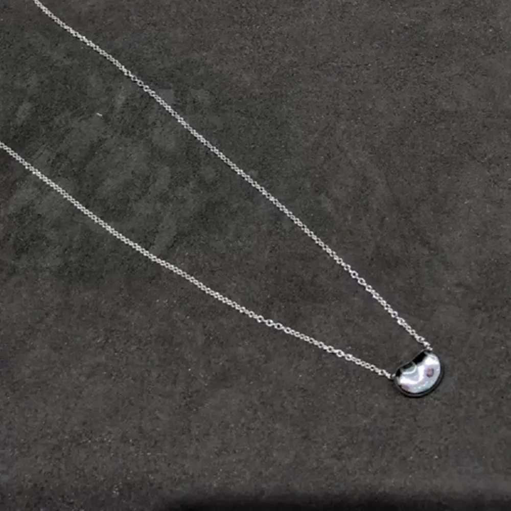 

AYBS Real 925 Necklaces High Quality TIFN Original1:1LOGO "Classic Bean Pendant" Necklaces Woman