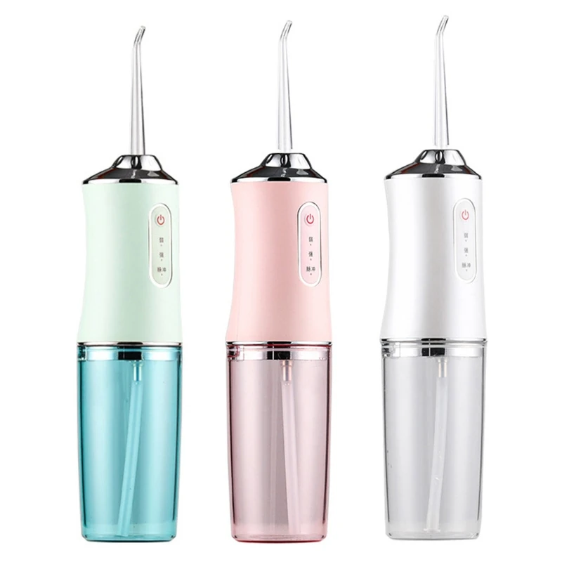 

240ml Portable Oral Irrigator Cordless Electric Water Flosser Waterproof USB Rechargeable Teeth Cleaner Dental Flusher