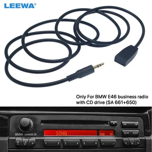 LEEWA 3,5 мм штекер AUX входной кабель адаптер только для BMW E46 с бизнес CD радио головное устройство # CA6254