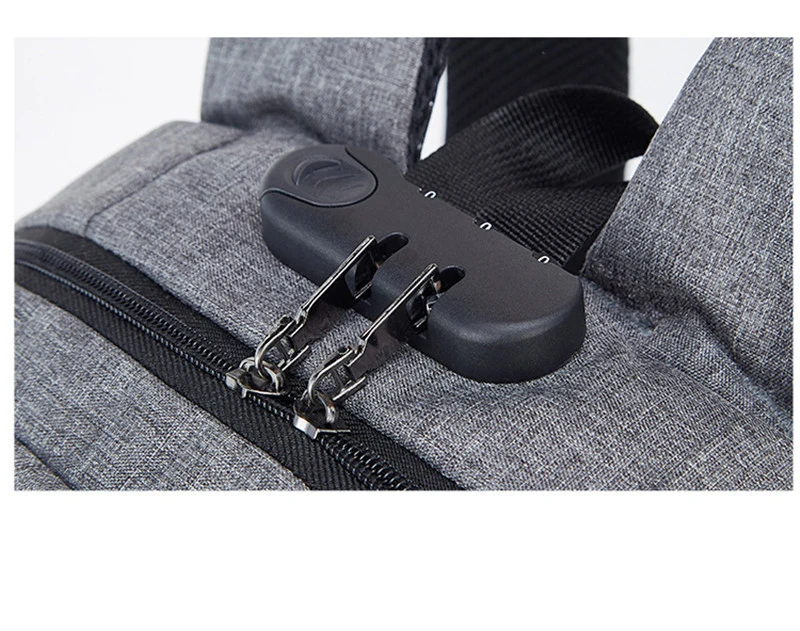 

New Men Backpack Male Anti-theft password lock Fashion Travel Backpacks Daily Bagpack Laptop Bags For Teenager Boy Mochila 2019