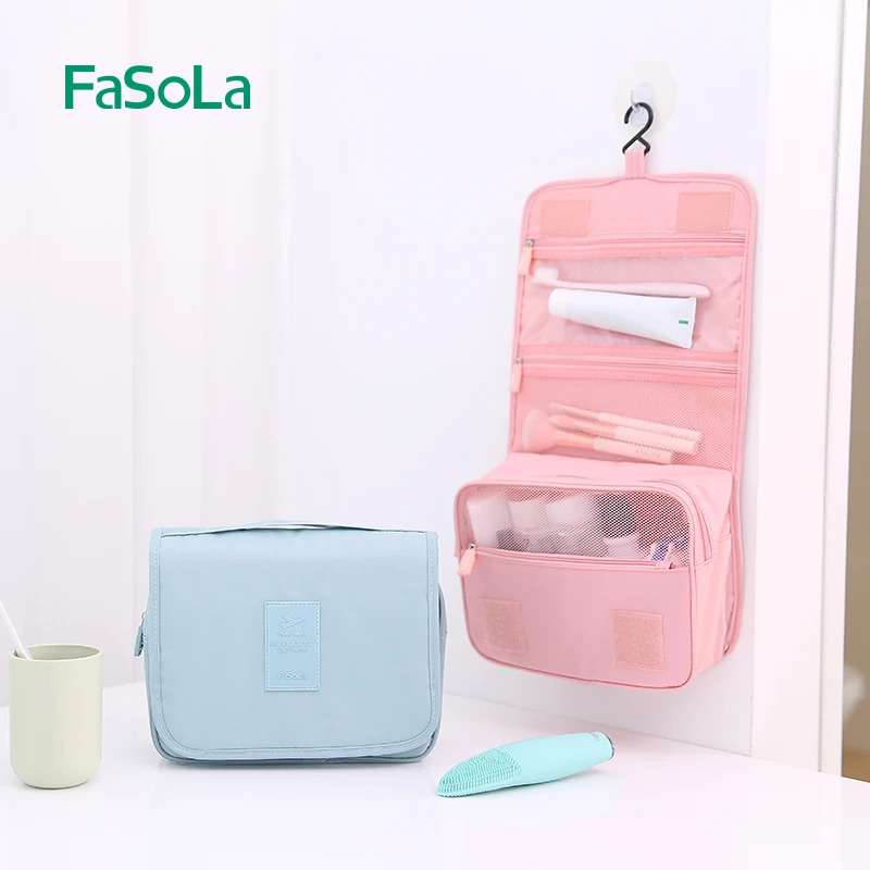 

Travel wash bag, portable makeup and toilet bag, multifunctional storage bag for men and women