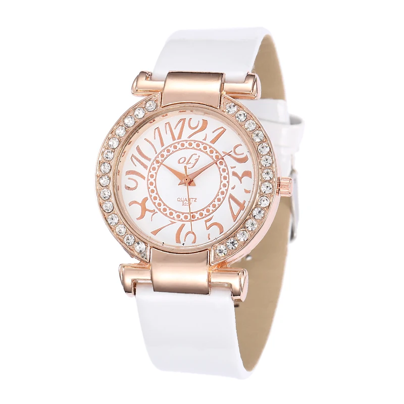 

Women Watches Rhinestone Watch Leather Quartz Watches Fashion High Quality Casual Wristwatch Gift Reloj Hombr