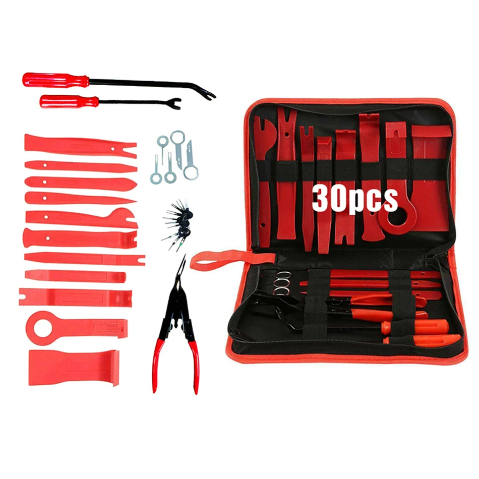 

30 Pcs Car Disassembly Interior Kit Audio Removal Trim Panel Dashboard Car DVD Player Auto Removal Hand Tools Repair Tool New