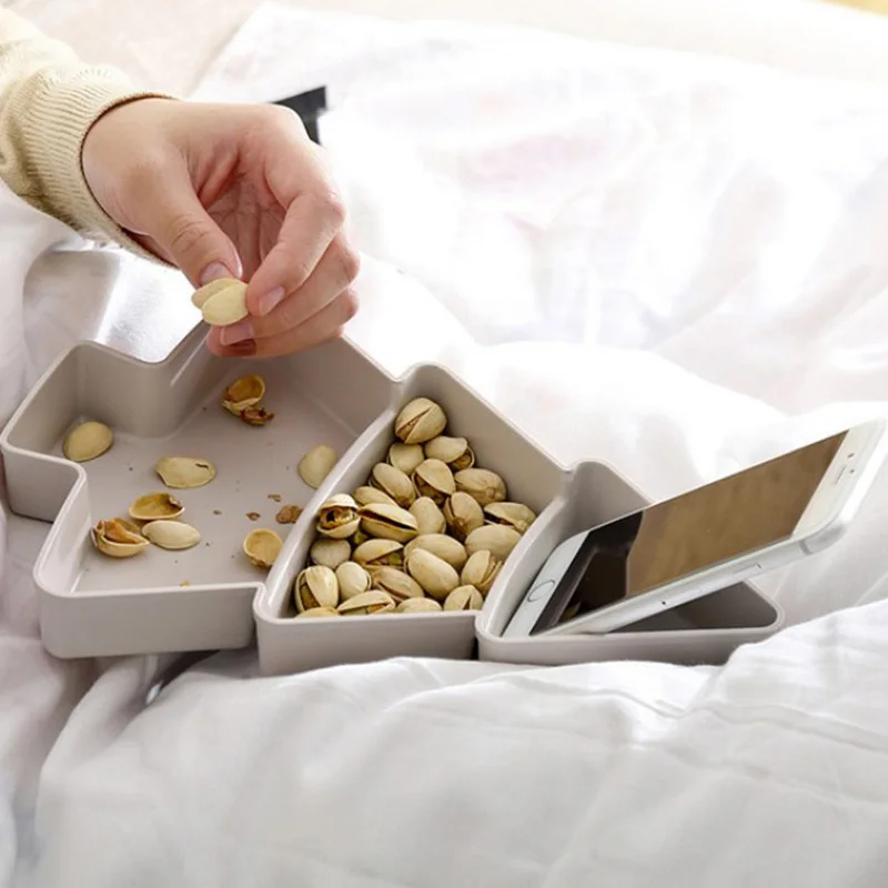 Конфетница сухие фрукты для хранения ленивый миска снеков семена коробка орехов