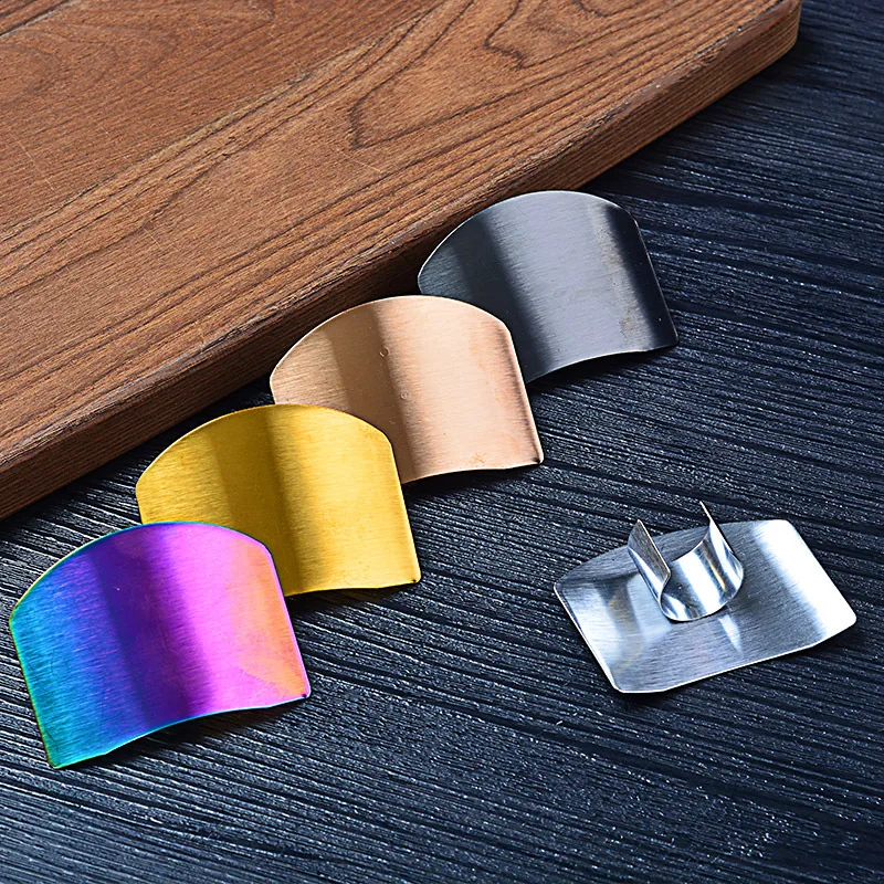 

Stainless Steel Kitchen Finger Protection Tools Knife Cutting Hand Fingers Protector Knives Fingertips Tool Kitchen Gadgets