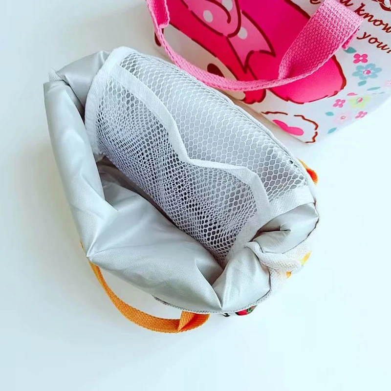 Мультяшная сумка для ланча термоизоляционная удобная с рисом переноски Холщовая