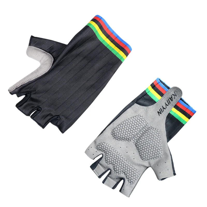 

Aero 5 Color Stripes Cycling Sleeve Glove Combination Summer Breathable Sunscreen Professional Racing Mountain Bike Sleeve Glove