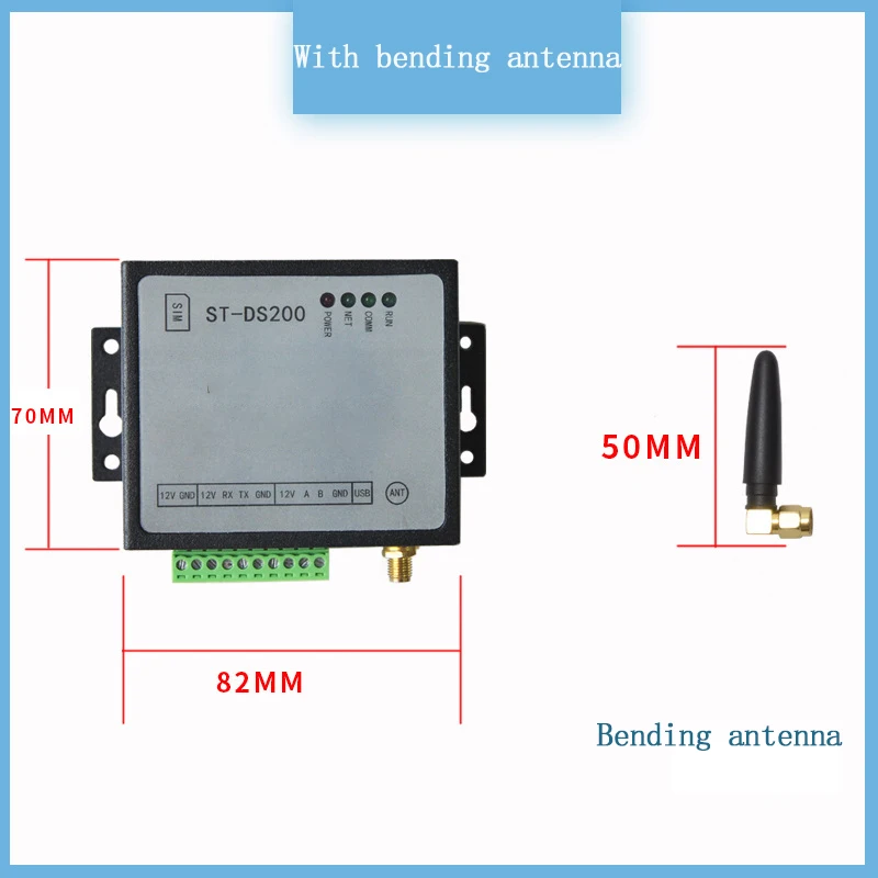 Сельскохозяйственная среда Интернет вещей от 485 до GPRS / 4G Датчик коллектор DTU шлюз