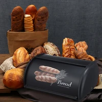 bread box storage bin snack boxes dry food storage container for storing bread loaf dinner rolls pastries kitchen organizer