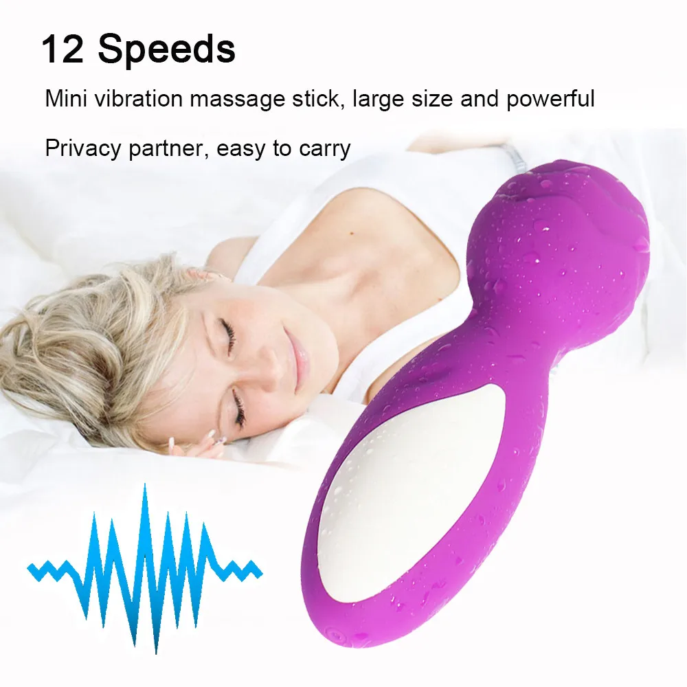 12 Частотный вибратор женский для клитора Стимуляция перезаряжаемый