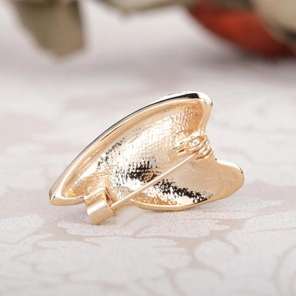 Эмаль Blucome брошь в форме капитана моряка шляпы для мужчин и детей подарочный