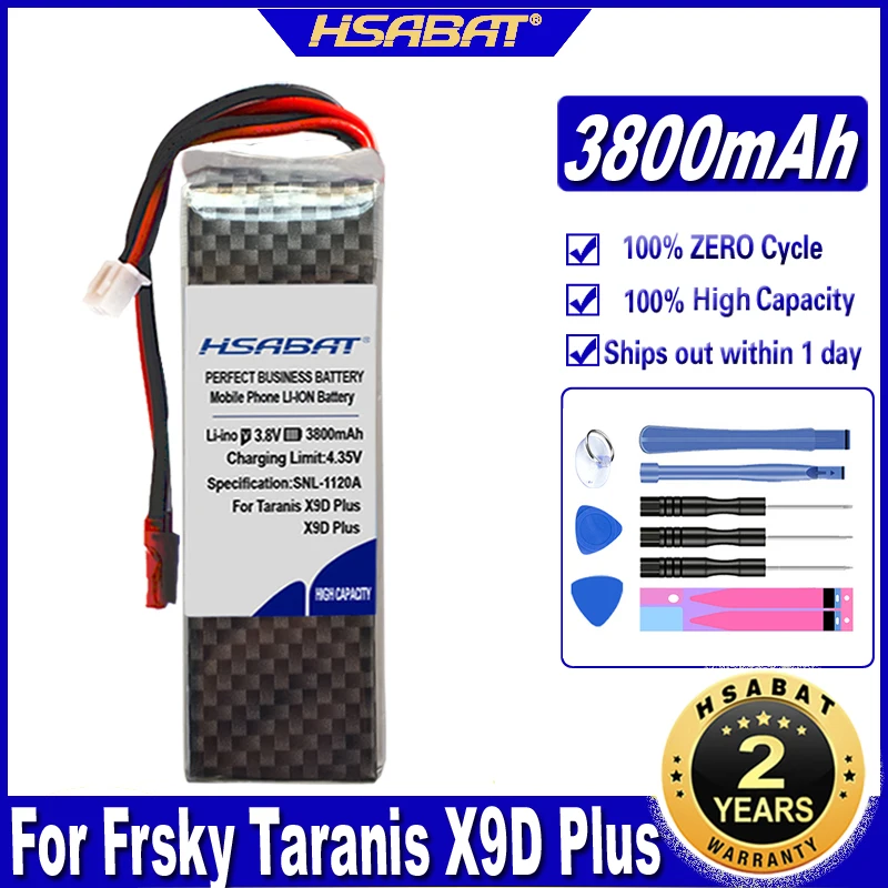 Литий-полимерный аккумулятор HSABAT X9D Plus 3800 мАч для Frsky Taranis передатчик аксессуары