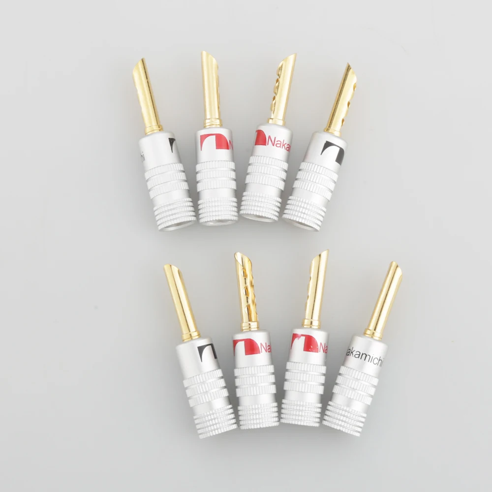 12 шт. позолоченные вилки типа банан | Электроника