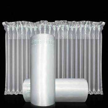 50M Inflatable Air Buffer Plastic Packaging Bump Filling Air Column Protective Bubble Bag Anti-Pressure Shock Express Mail Bags 2