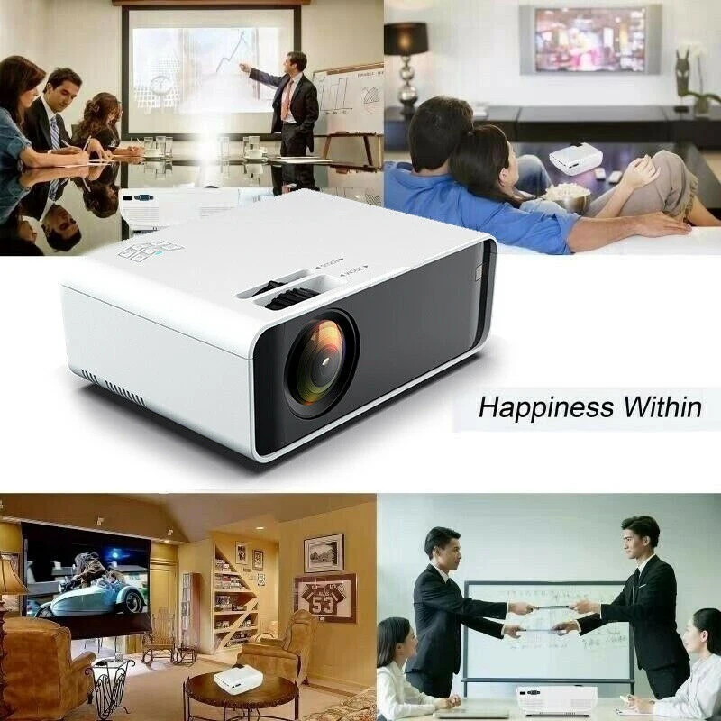 8000 люмен 1080P WiFi 3D HD светодиодный мобильный телефон беспроводной проектор для