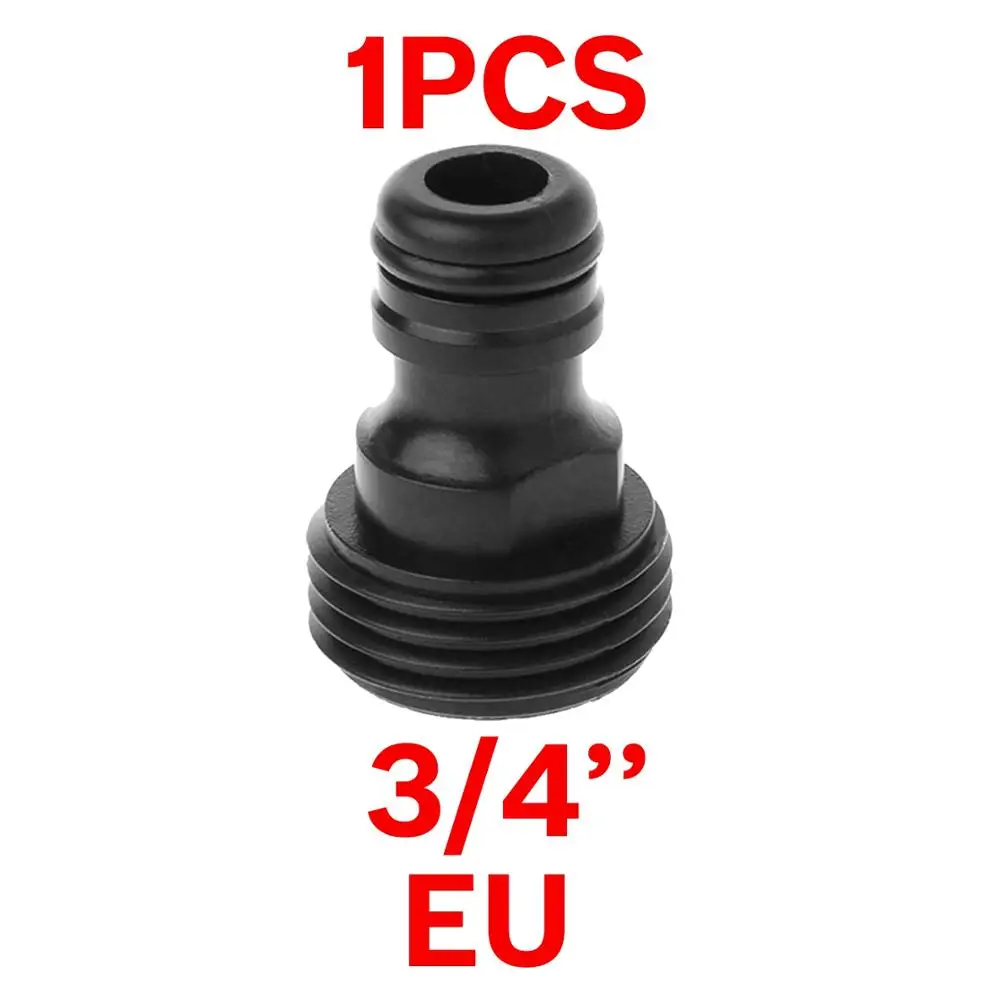 for EURO (1PCS) M 1 шт. быстрый разъем соска Европа США 3/4 дюймов мужской шланг с резьбой трубы адаптер для сада трубки капельный полив системы - Цвет: for EURO (1PCS) M