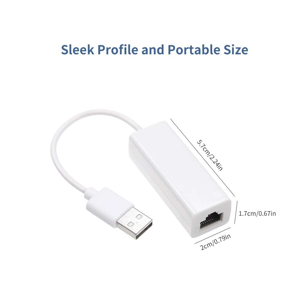 Сетевой адаптер RS485/422 USB на 10/100 Мбит/с RJ45 Ethernet Lan Белый|Компьютерные кабели и