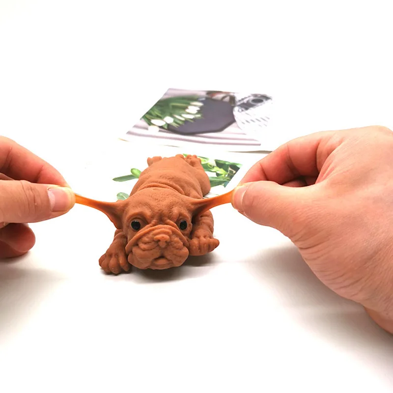 

NEW Fashion Venting Stress Relief Toy Novelty Practical Jokes Squeezing Toy Dog for Kids Friends