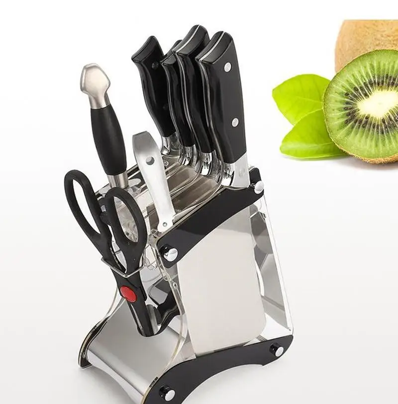 

Knife Bags for Chefs Multi-Purpose Breathable Acrylic Kitchen Knife Block Knife Storage Holder Rack Organizer Knife Bags For