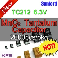 tc212a 6 31016v chip solid mno2 tantalum capacitors communication electronics instrument medical 5g industrial phone uiawe