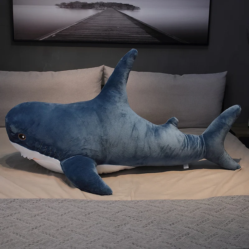 Игрушка плюшевая гигантская Милая Акула 140 см | Игрушки и хобби