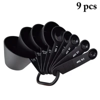 9pcs creative plastic detachable measuring cup measuring spoon cooking cups spoon set kitchen tools baking accessories