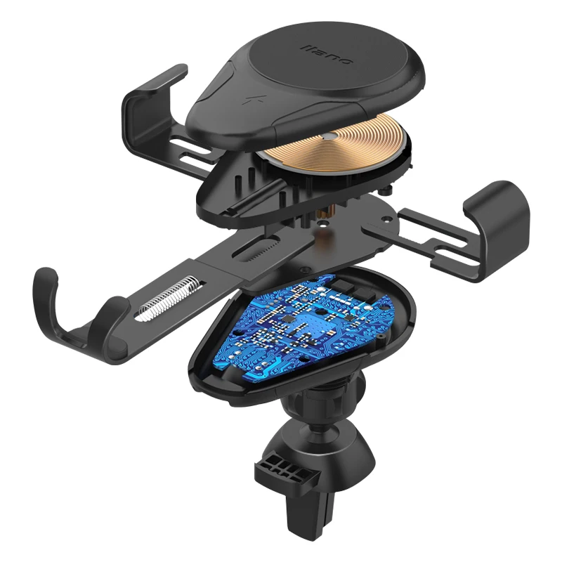 Llano автоматическое гравитационное беспроводное автомобильное зарядное