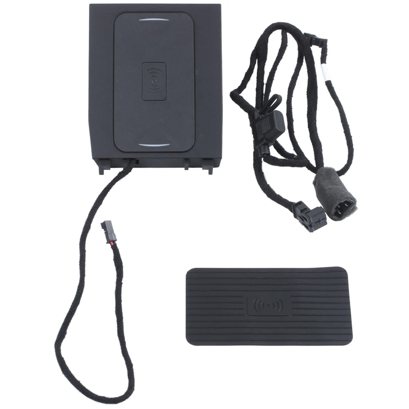 Автомобильное беспроводное зарядное устройство Qi Быстрая зарядка Pad коробка для