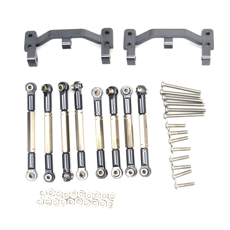 

Для WPL B1 B-1 B14 B-14 B24 B-24 C14 1/16 RC автомобильные запасные части обновленная металлическая тяга рулевой тяги стержень сервопривод основание тяги