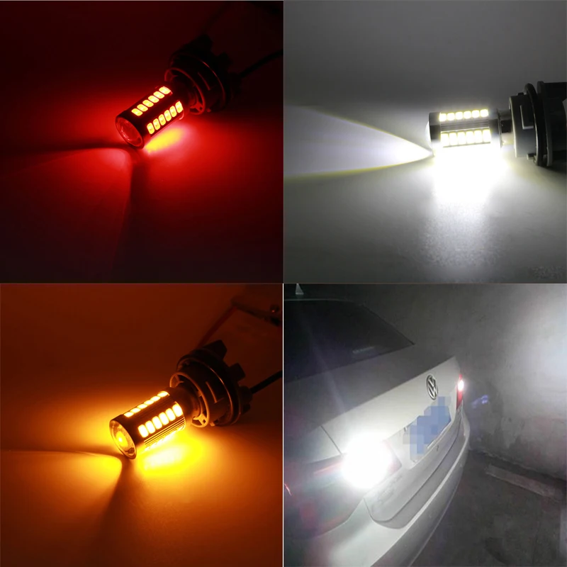 2 шт. BA15s P21W bau15s py21w 1156 33 SMD 5730 Светодиодные лампы 12 V-24 V автомобиль грузовик свет сигнал поворота стоп-сигналы DRL лампа задний Реверс лампы