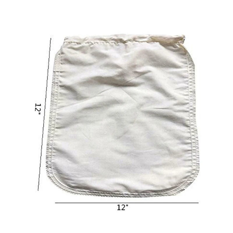 Мешок сито многоразовый фильтр для молока орехов хлопка/конопли 30 х0 см|Дуршлаги