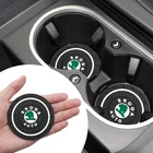 Автомобильный нескользящий коврик, подставка под бутылку, 2 шт., для Skoda Octavia A5 A7 Fabia Rapid Yeti Kodiaq, аксессуары для автомобиля