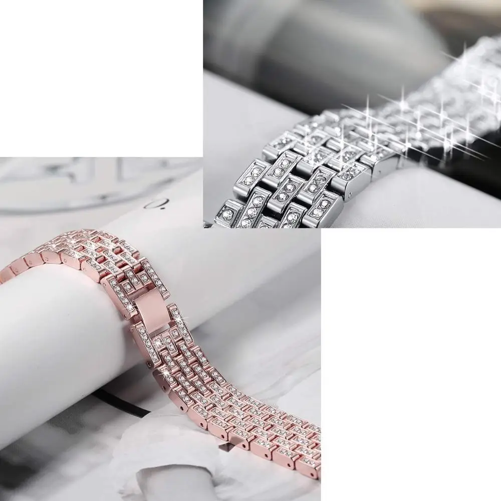 Браслет из нержавеющей стали для Apple Watch Series 4 3 44 мм 40 42 38 iwatch band аксессуары