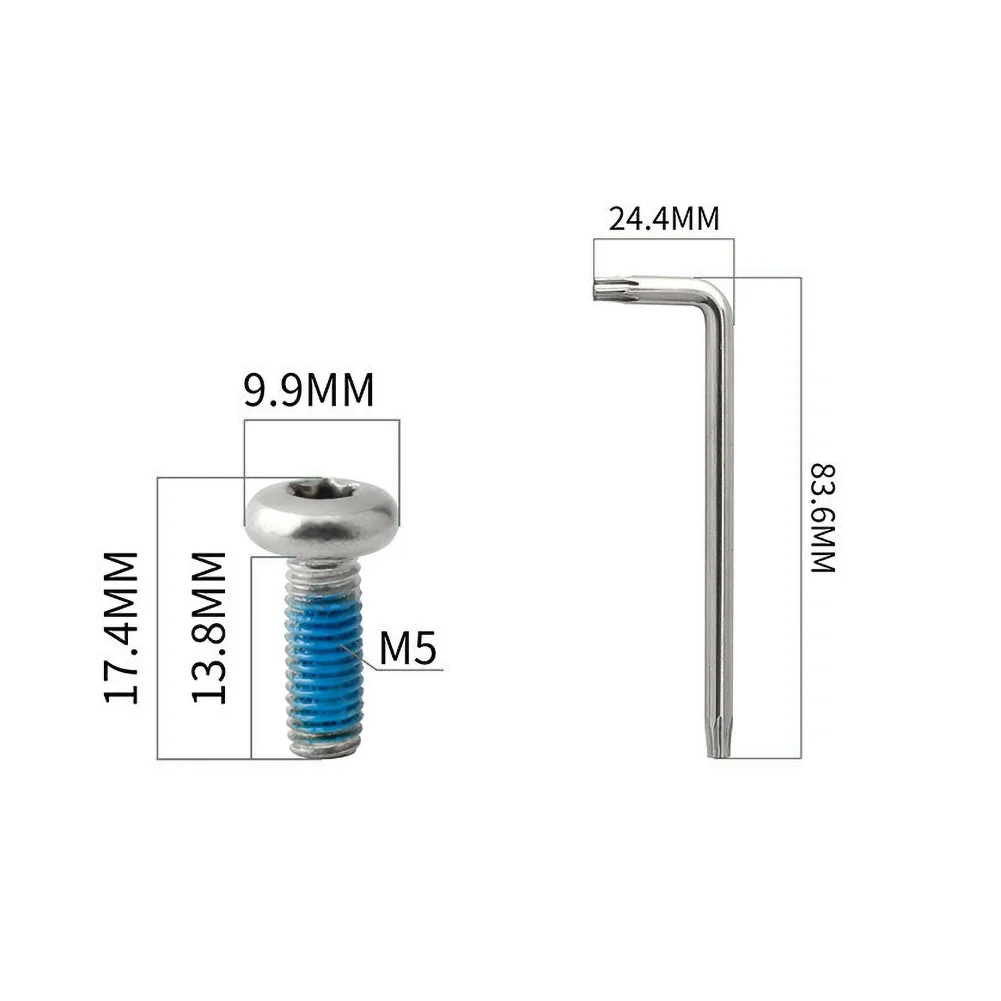 Болты Крепежные для велосипедного тормозного диска M5 12 шт. | Спорт и развлечения