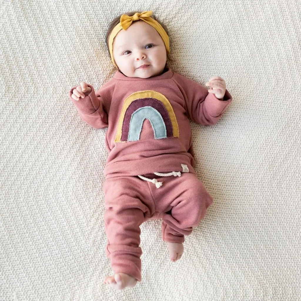 Детская одежда для новорожденных Толстовка с длинными рукавами маленьких