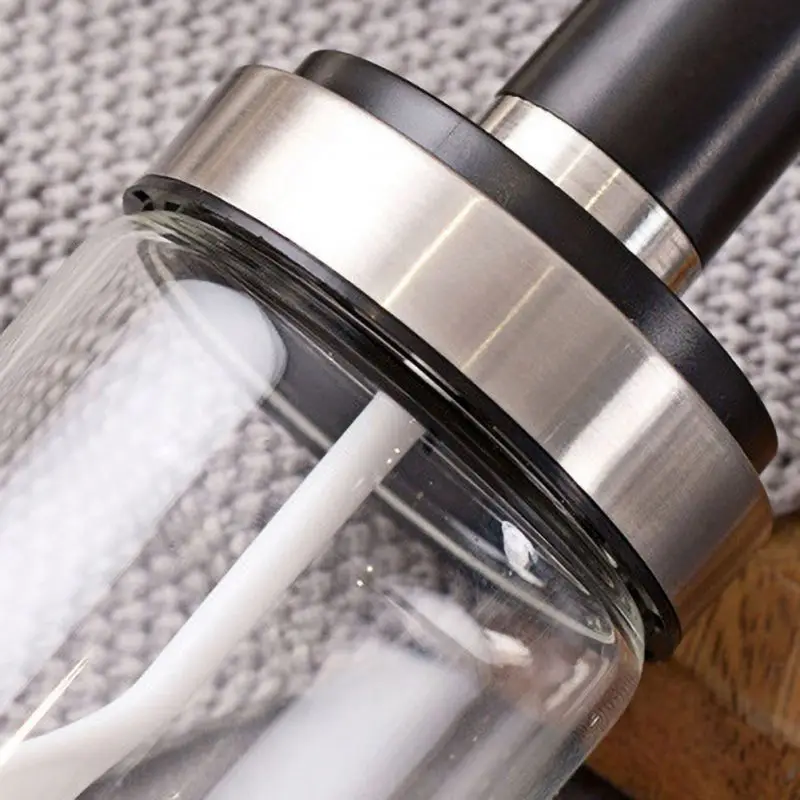 

Jar For Spice Glass Storage Can Be Loaded With Honey Herbal Storage Small Kitchen Seasoning Tank Spoon Cover Bottle