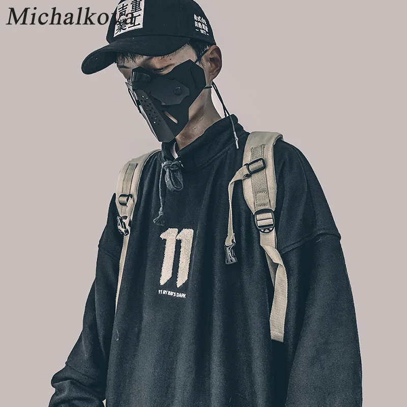Толстовка michalkova Harajuku для мужчин и женщин пуловер в стиле хип хоп уличная одежда