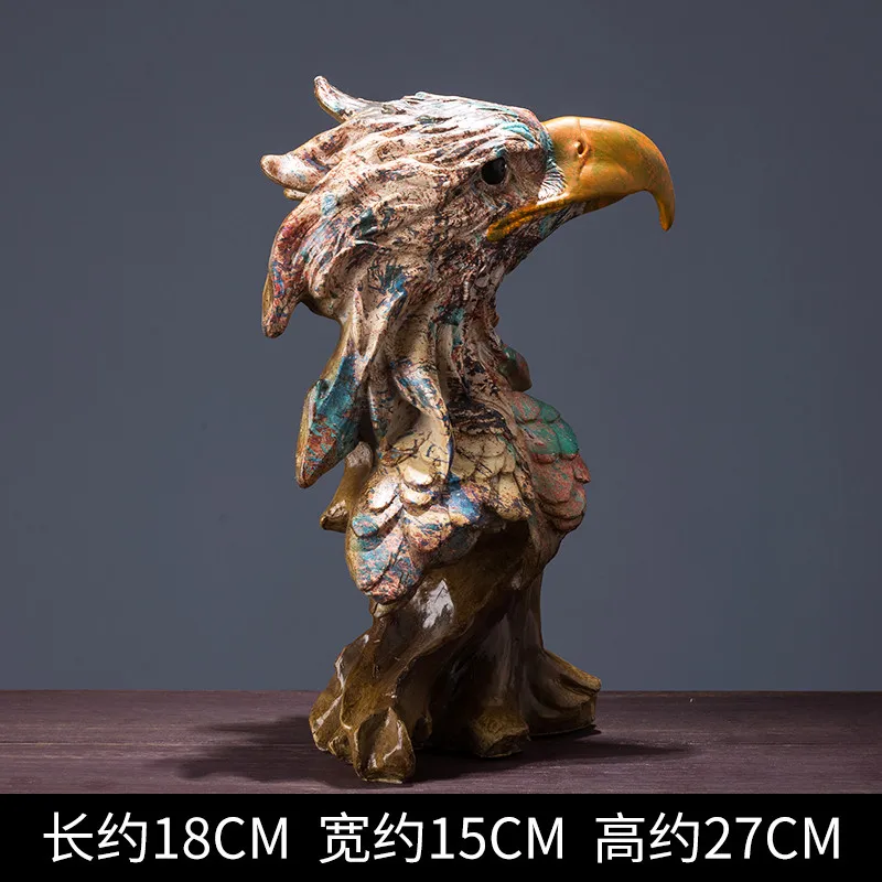 Лучший Монк медведь голова Орел окрашенная скульптура eaResin украшения для