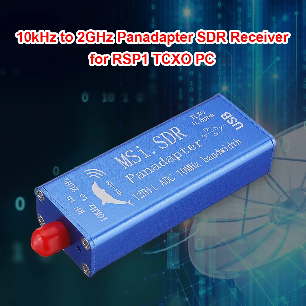 12-битный ADC-чип MSI.SDR от 10 кГц до 2 ГГц Panadapter широкополосное программное обеспечение