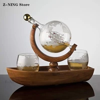 nancihui 1000ml whiskey glass set wine decanter vodka wine vessel whiskey glasses home office decoration receiving guests