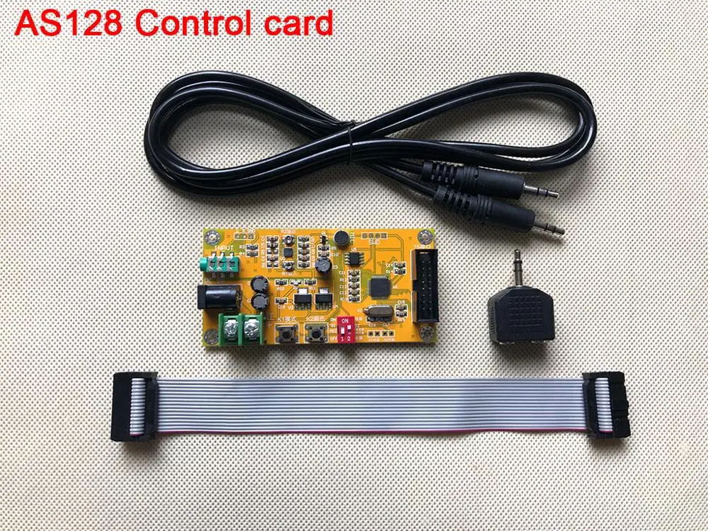 Полноцветный RGB анализатор спектра музыки AS128 с голосовым управлением стерео