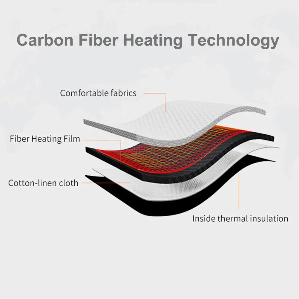 

Men USB Electric Heated Vest Warm 3 Speed Temperature Control Back Heating Jacket For Outdoor Cycling Skiing Warm Coat Clothing