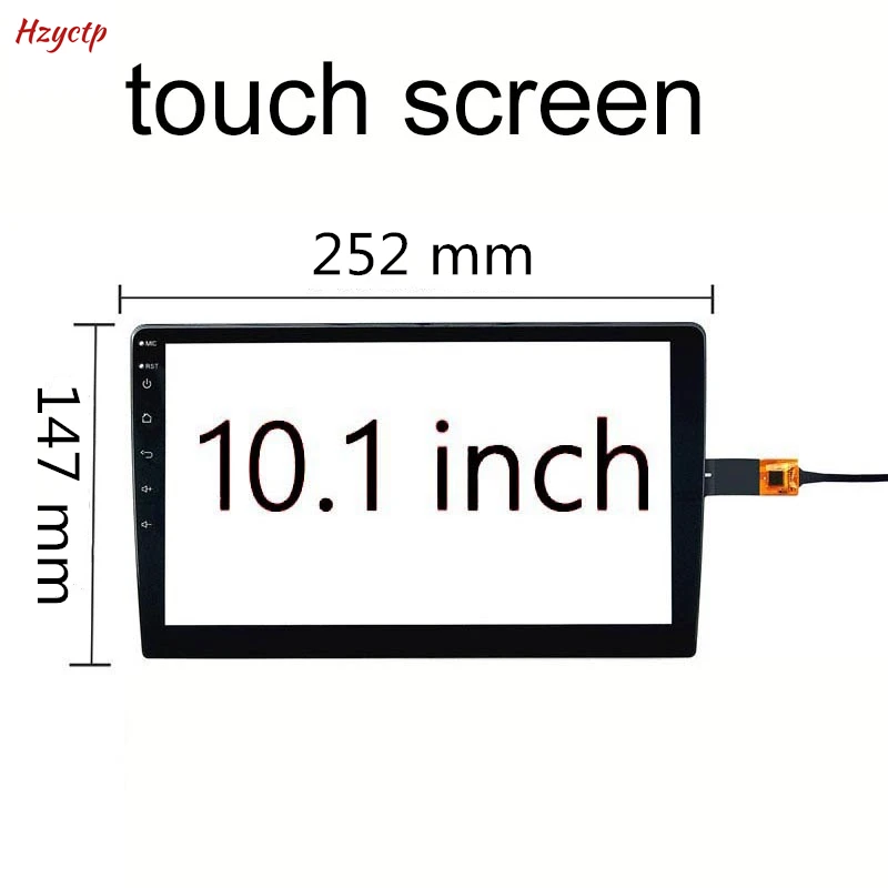 New black 2.5D/2D Glass Car GPS touch sensor Video Player Navigation For NAKAMICHI NAM1700-MX