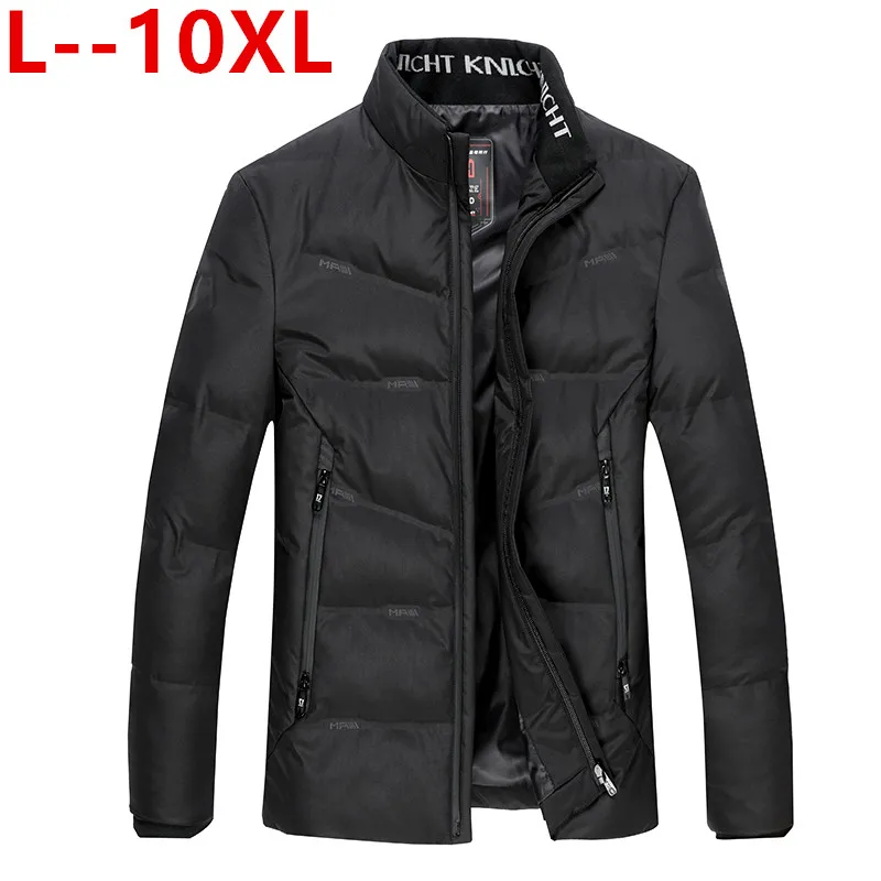 

8XL 6XL 5XL New 10XL Thickening Parka Men Autumn Winter Warm Outwear Brand Slim Mens Coats Casual Printed Jackets