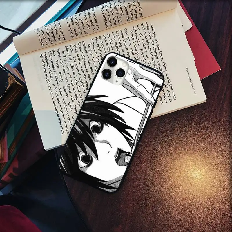 

Manga Death Note Ryuk Phone Case for iPhone 11 12 pro XS MAX 8 7 6 6S Plus X 5S SE 2020 XR Soft silicone Cover Funda Shell